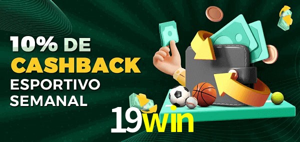 10% de bônus de cashback na 19win